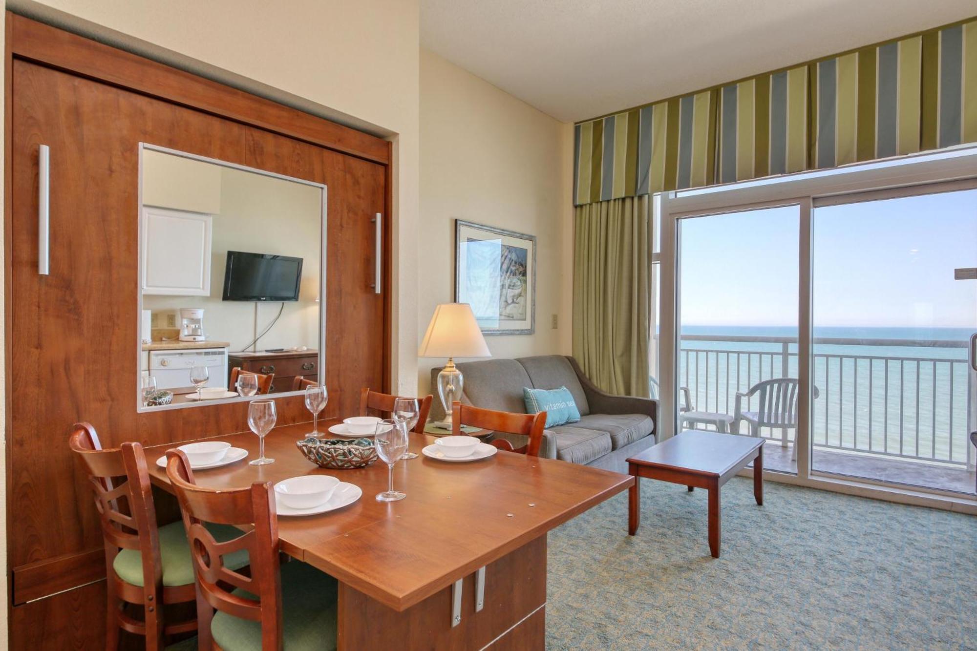 Villa 2501 S Ocean Blvd, 1205 - Ocean Front Sleeps 6 Myrtle Beach Exterior foto
